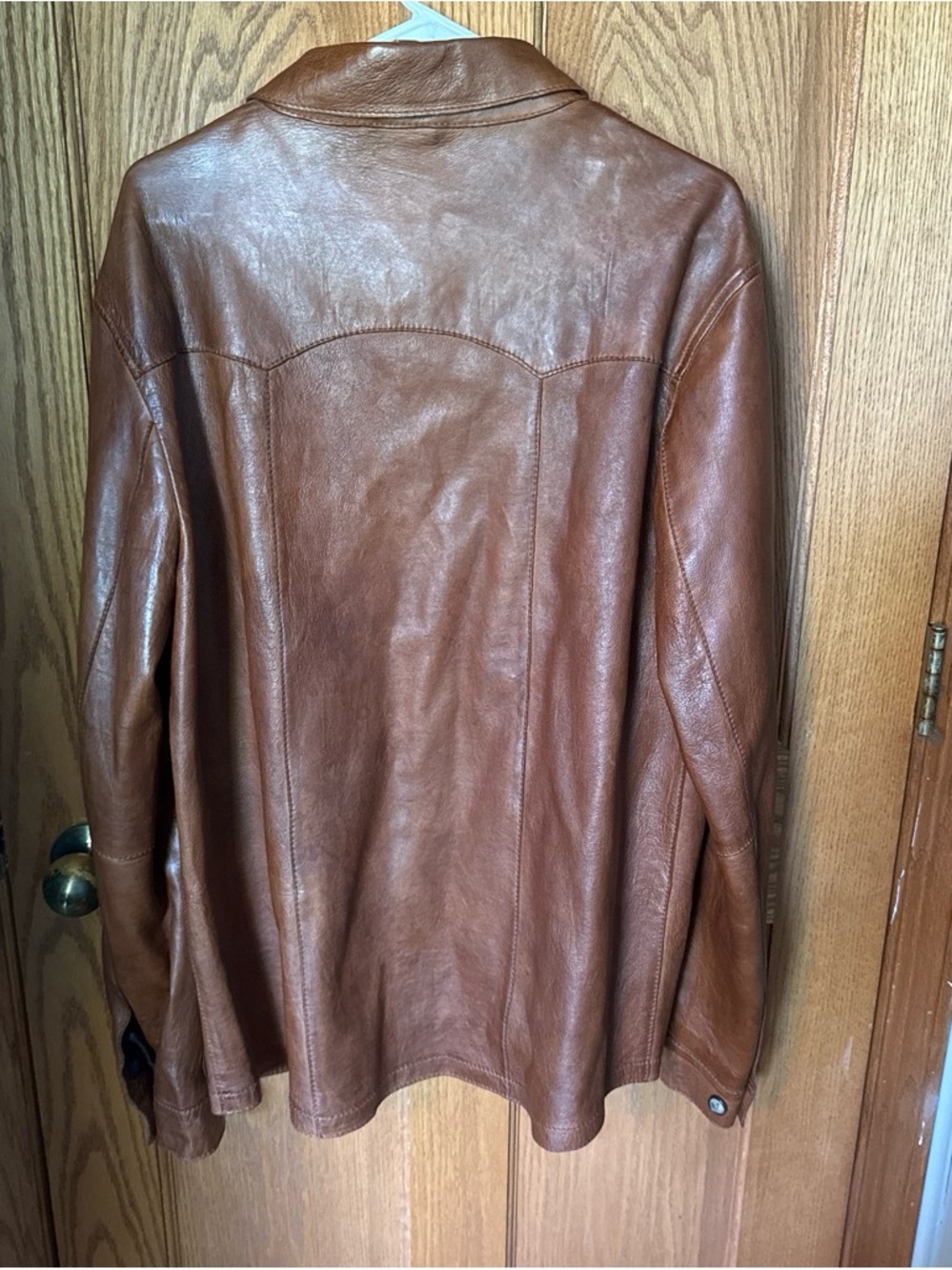 Scully Men’s Tan Leather Jacket - Picture 3 of 8